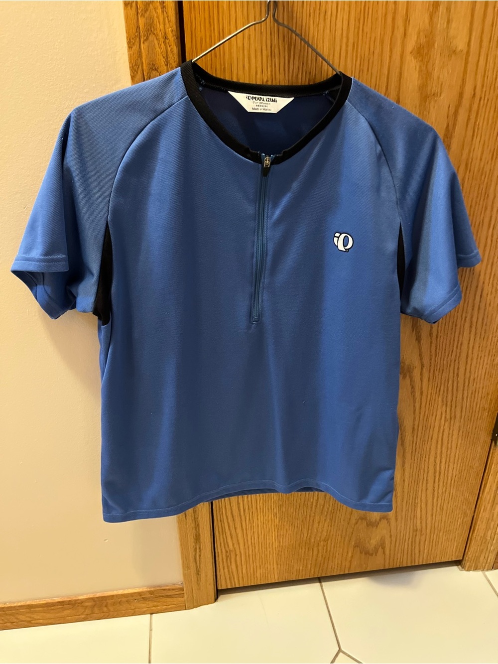Pearl iZUMi Blue Short Sleeve Cycling Jersey